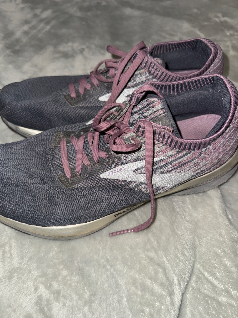 Brooks Women’s Athletic Shoes in Navy and Mauve